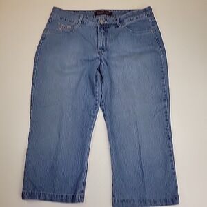Gloria Vanderbilt‎ Capri Women's Jeans Size 16 Short Missy Fit Short High Rise